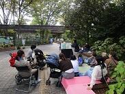 昨年のあおぞらおはなし会のようす